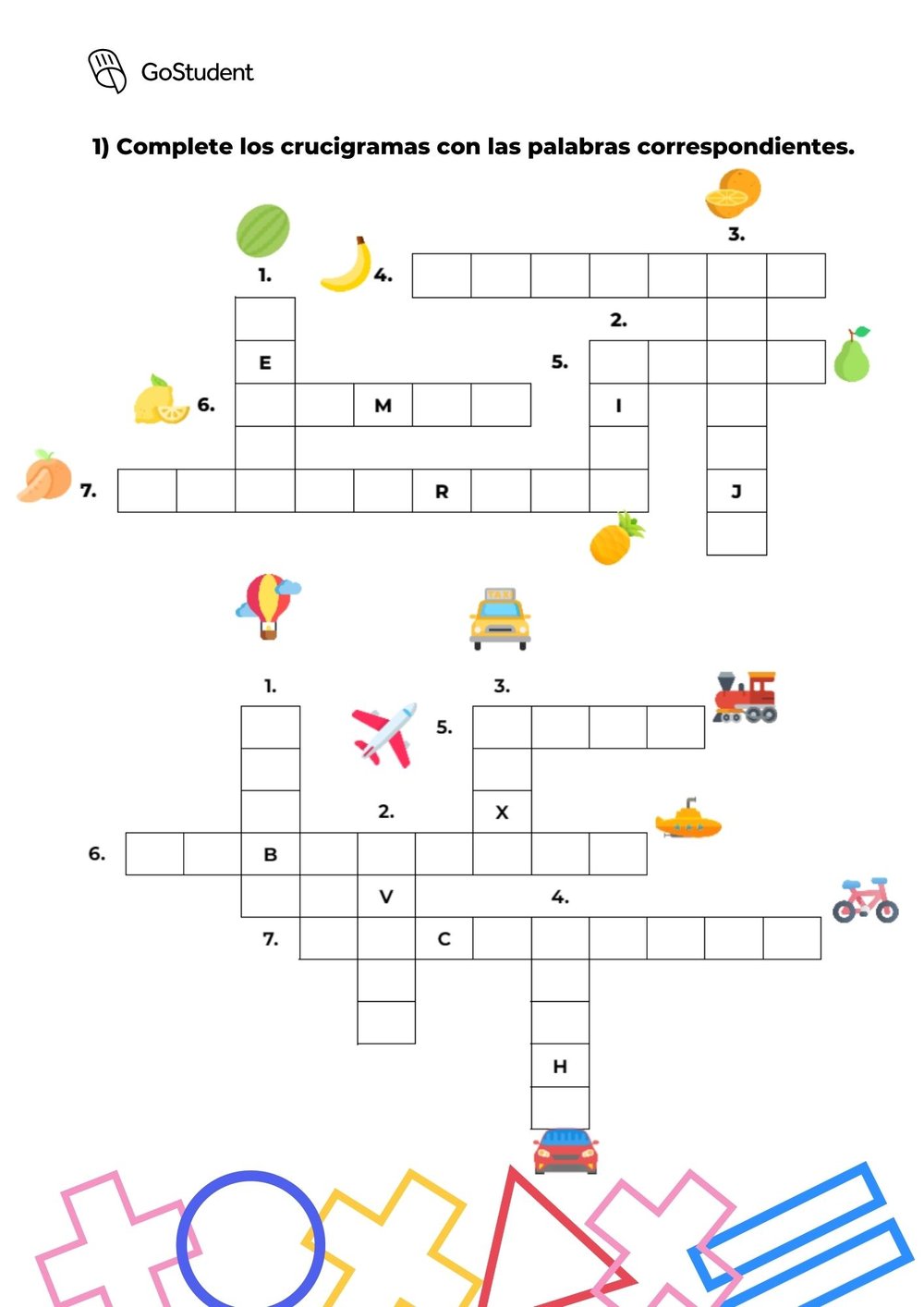 Cross words puzzles ES