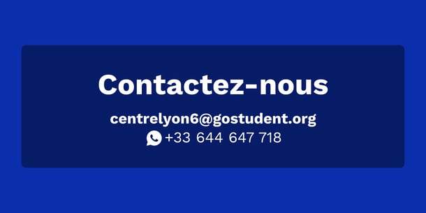 Contactez-nous - le Centre de cours particuliers GoStudent Lyon 6