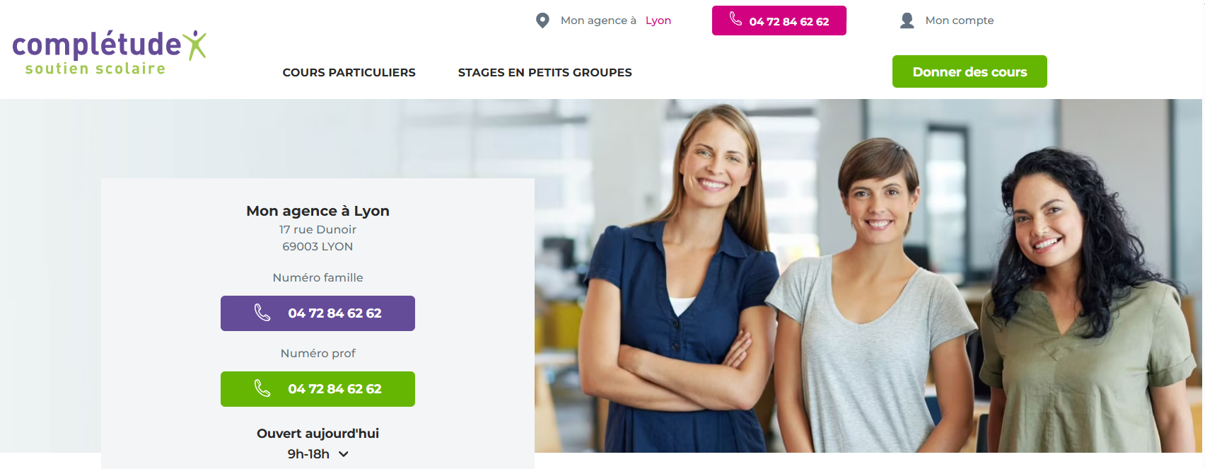 GoStudent - Centre de cours particuliers a Lyon Completude