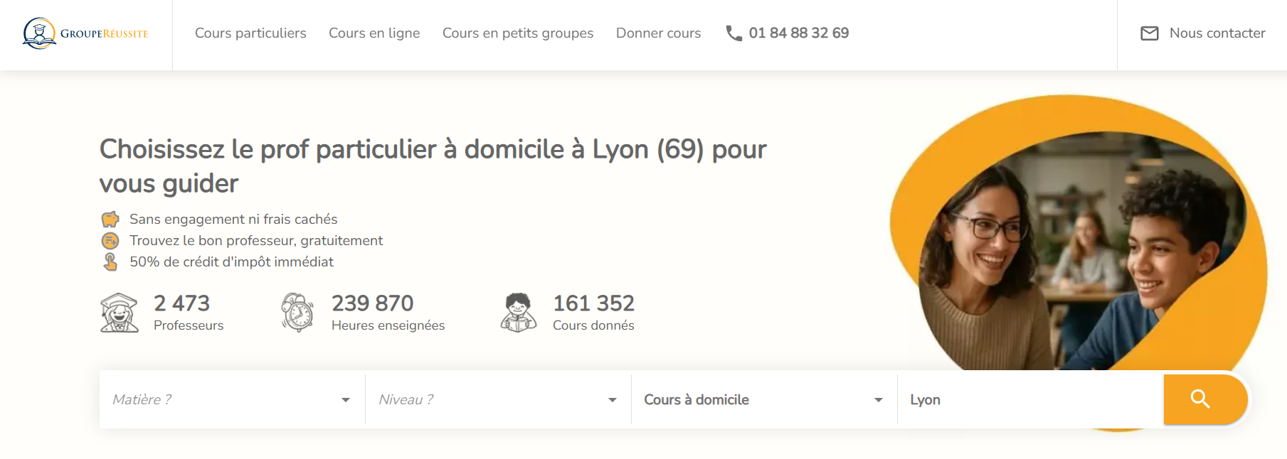 GoStudent - Centre de cours particuliers a Lyon Groupe Reussite