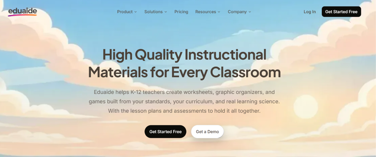 Image du site web Eduaide AI