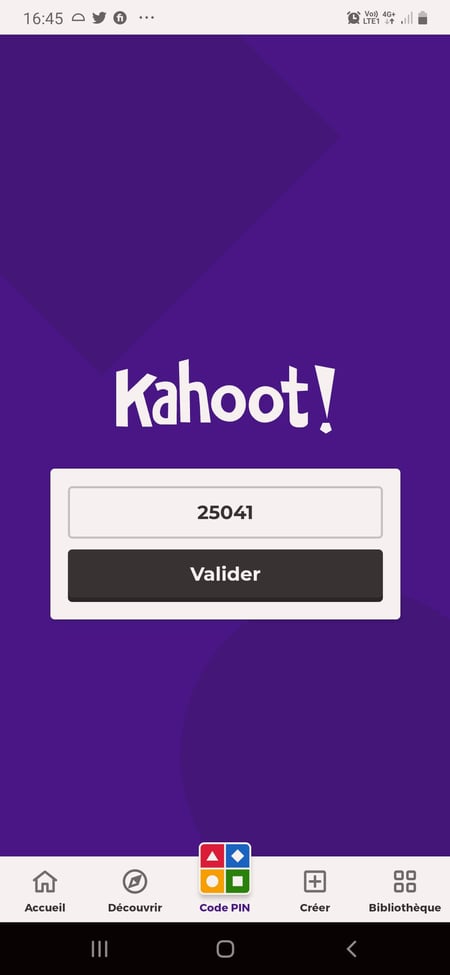 Rejoindre un Kahoot 3