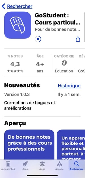 étape 3 iphone