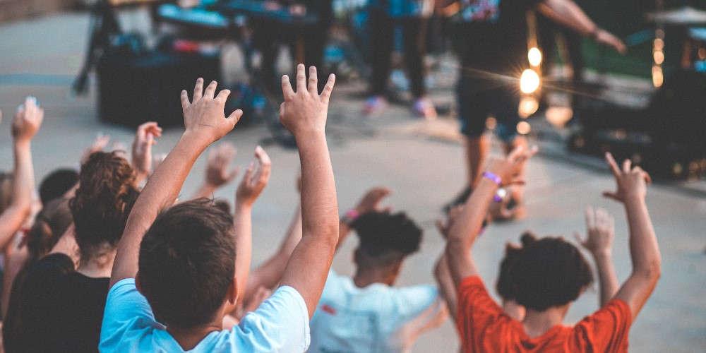 Enfants colonie de vacances été