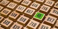 Table de multiplication Montessori
