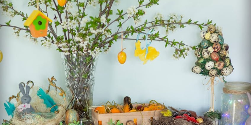 Ostern-basteln-Kinder-Tischdeko