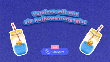Cooles Trinkglas mit Deckel & Strohhalm selber machen (DIY-Anleitung)