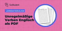 Unregelmäßige Verben Englisch