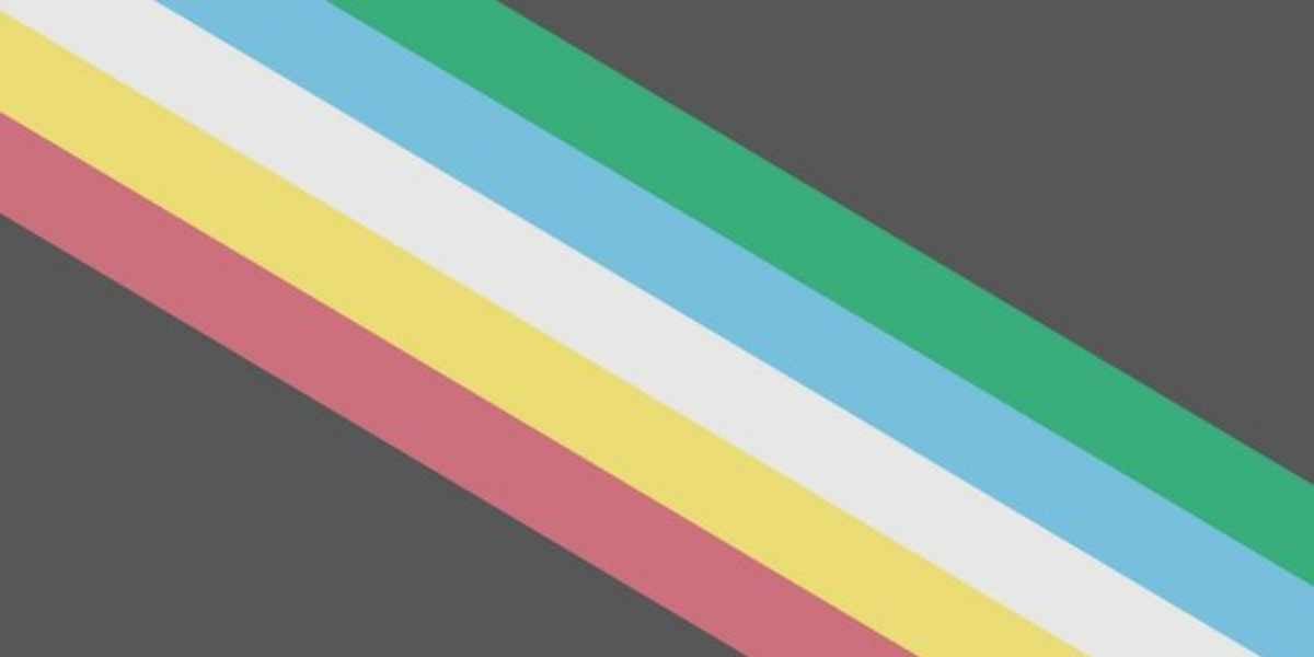 Drapeau représentant la fierté des personnes handicapées