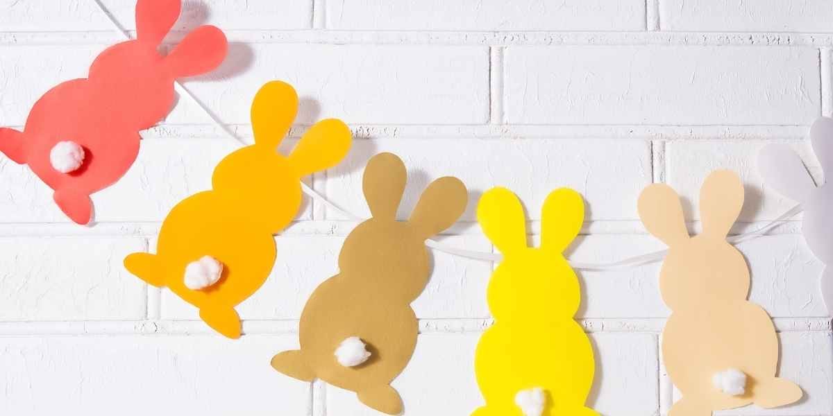 Guirlande de lapins de Pâques