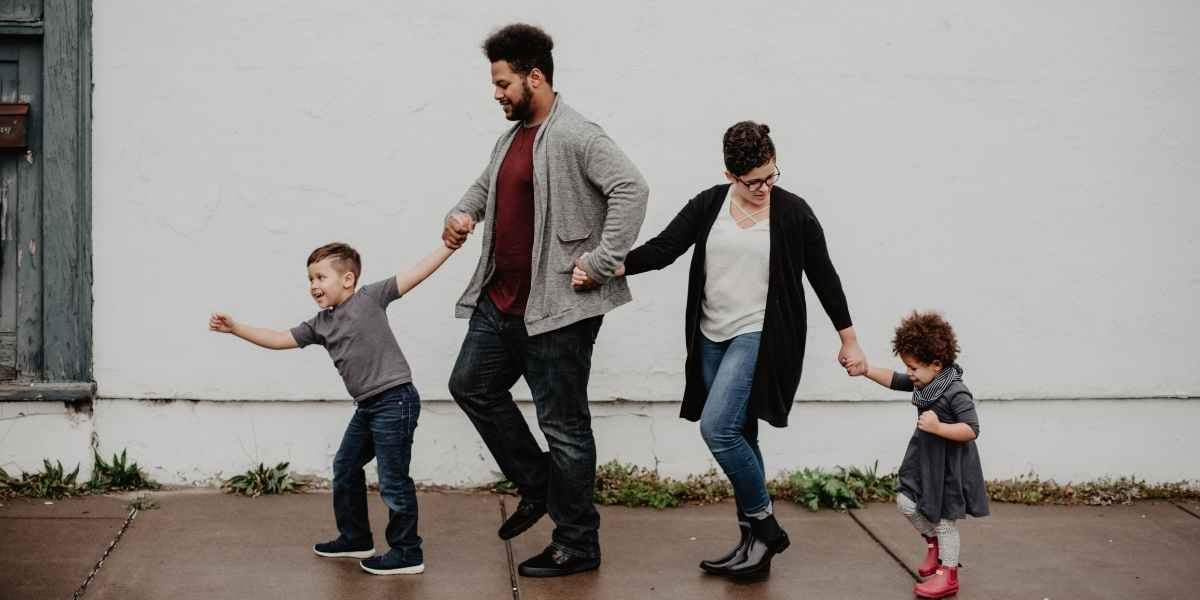 family-walking-in-the-street