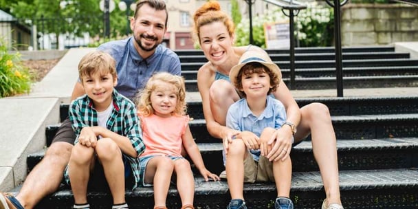 Famille heureuse