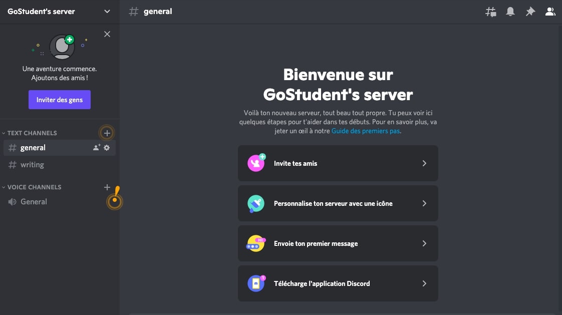 Rejoindre un serveur Discord