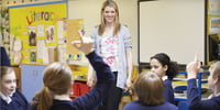 kids learning in classroom