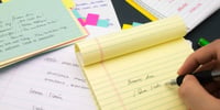 writing notes on learning a language