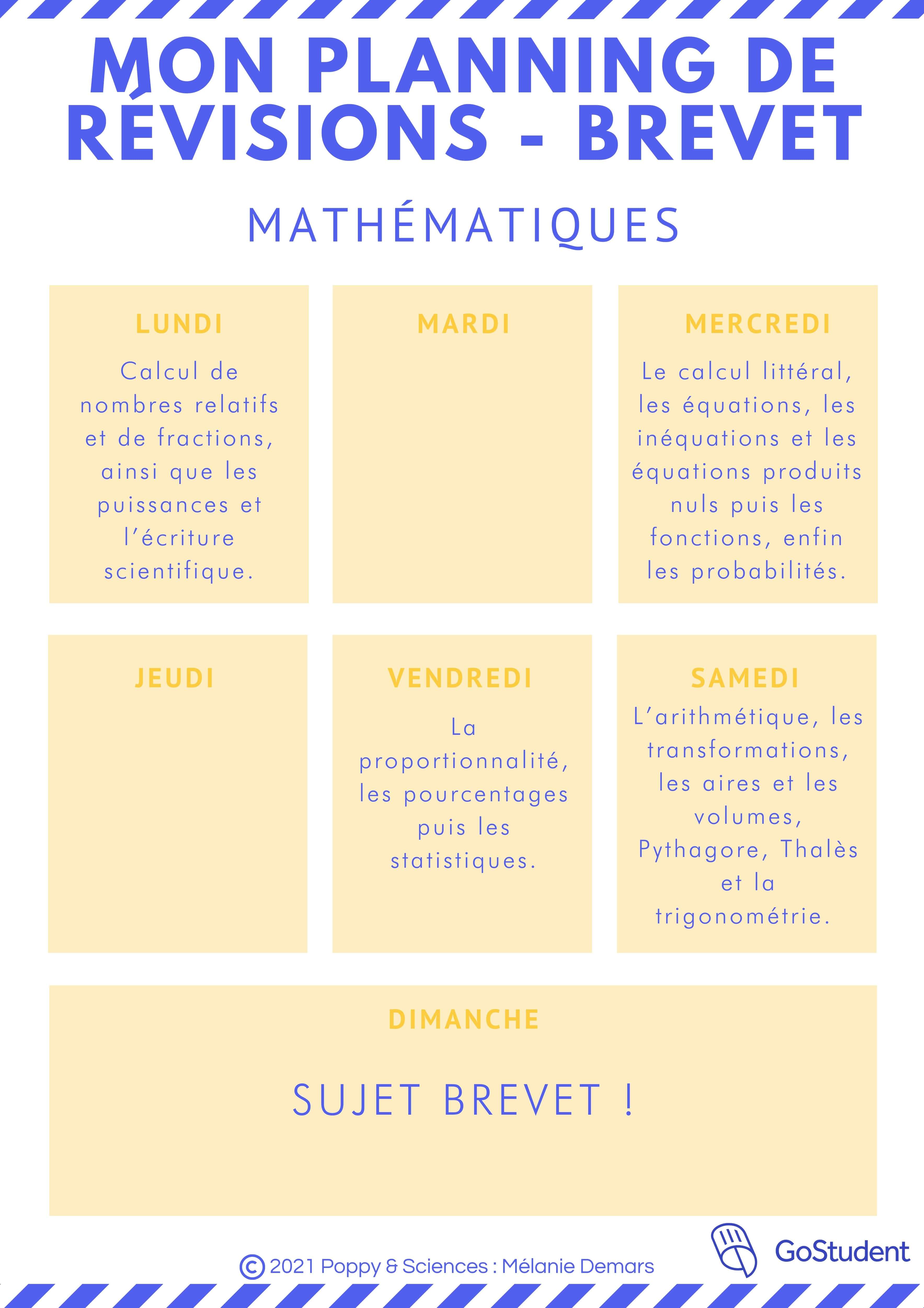 Comment préparer son brevet de maths
