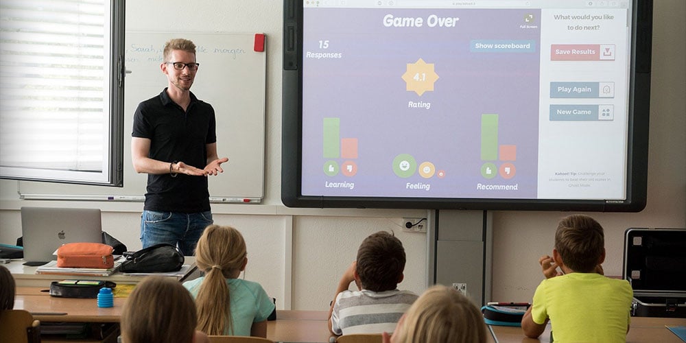 Professeur dans une classe