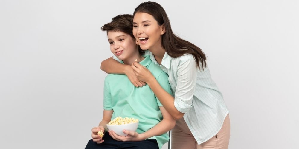 Enfant regardant Netflix