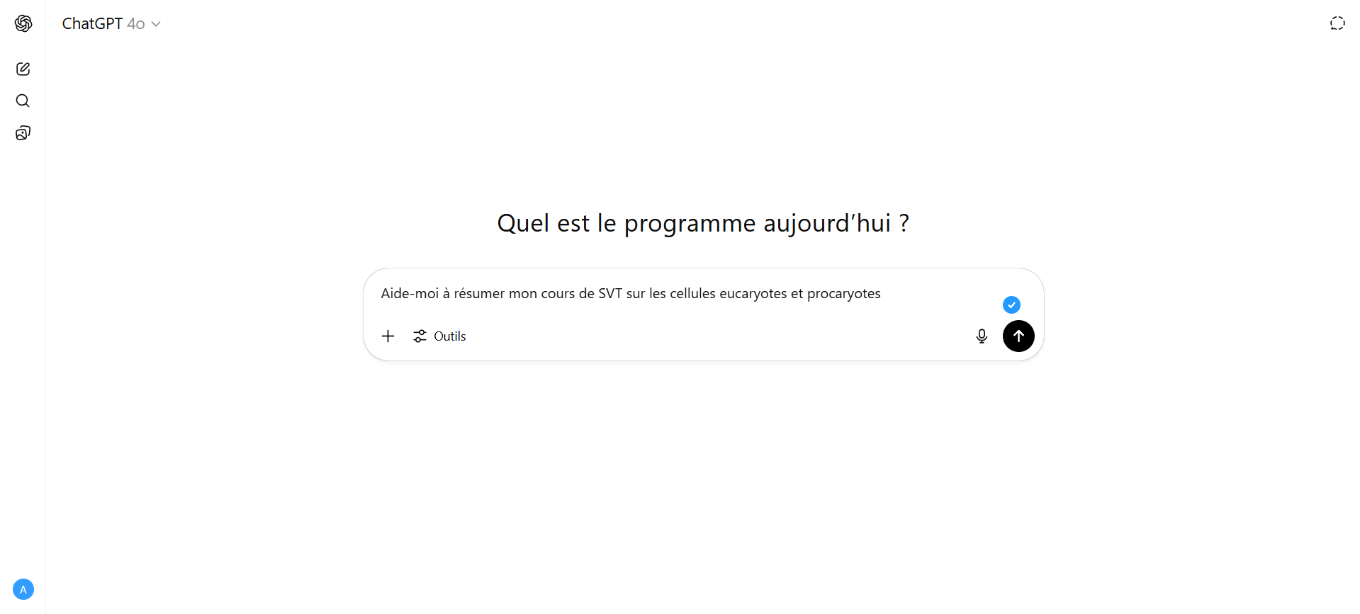Outils IA pour faire des fiches de revisions - ChatGPT
