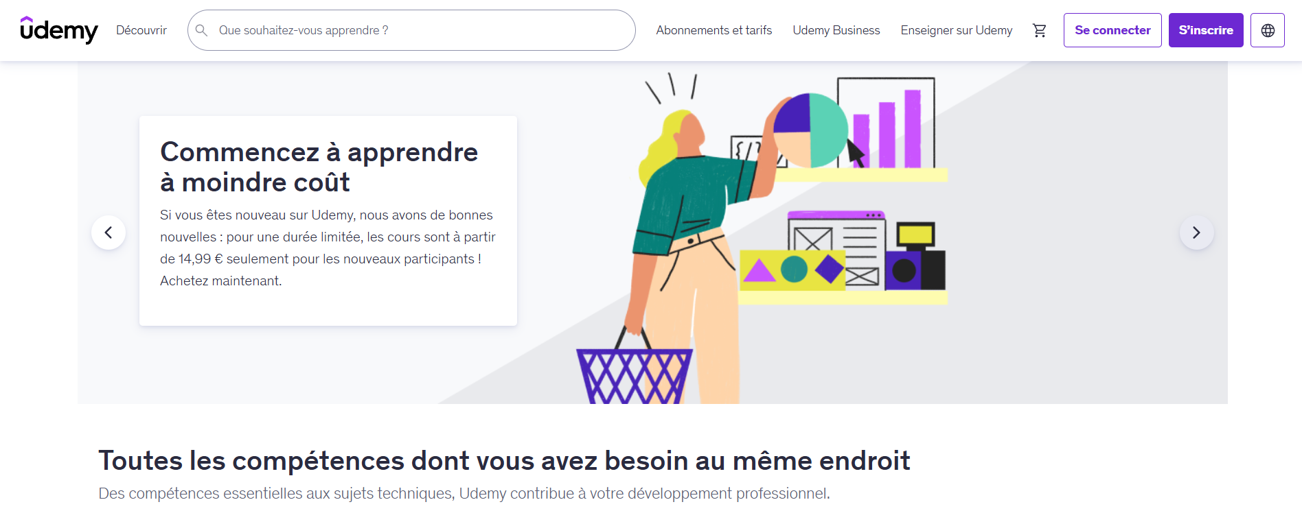 Programme d'affiliation d'éducation - Udemy