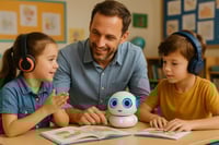 Trouble apprentissage dyslexie - Une maitresse d'ecole enseignant a lire a un jeune garcon