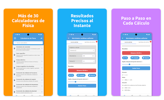calculadora de fisica