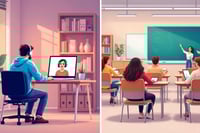 clases presenciales vs online