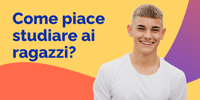 ragazzo sorridente didattica online