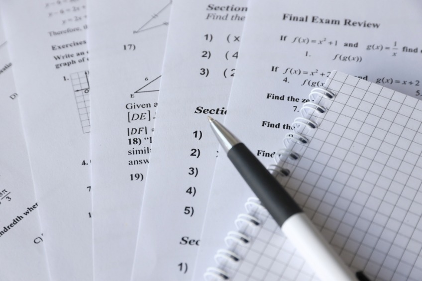 gcses-results-papers-on-desk