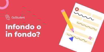 Infondo o in fondo: come si scrive infondo
