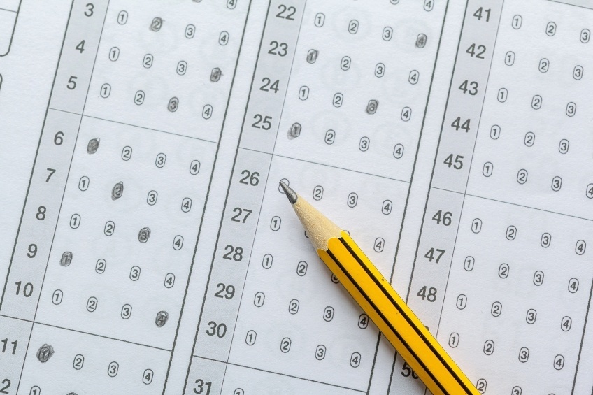 pencil-hovers-a-level-exam-multiple-choice-answers