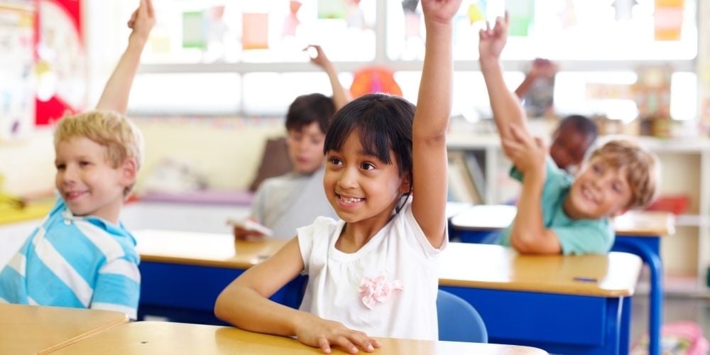 children in a classroom