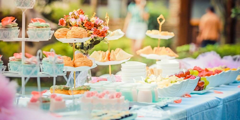 Buffet di compleanno per bambini