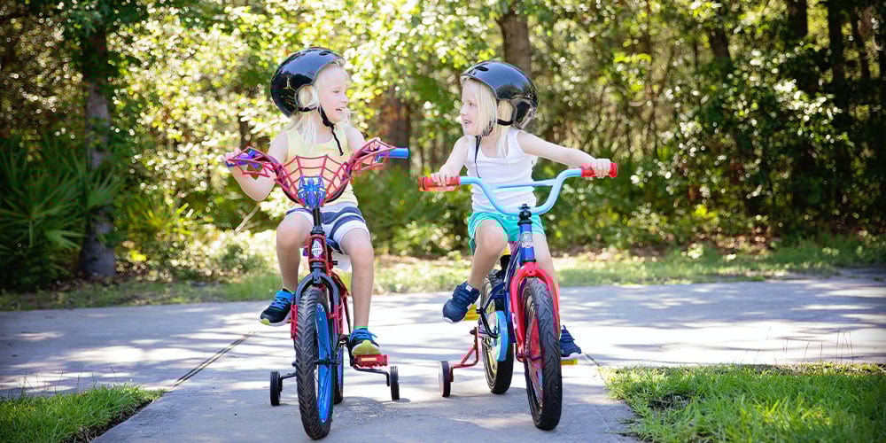 Fahrrad fahren lernen Kinder