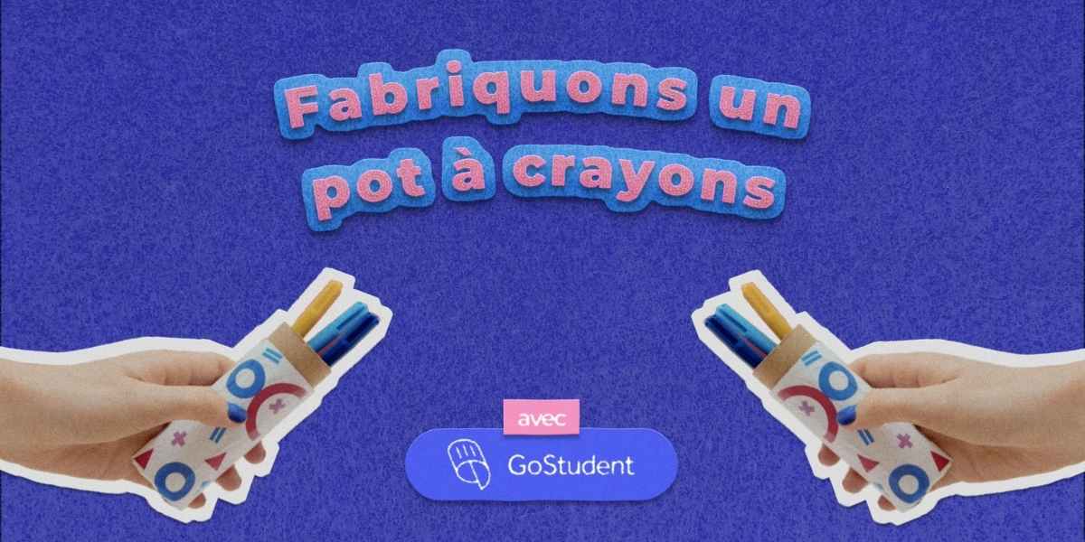 Fabriquer un pot à crayons