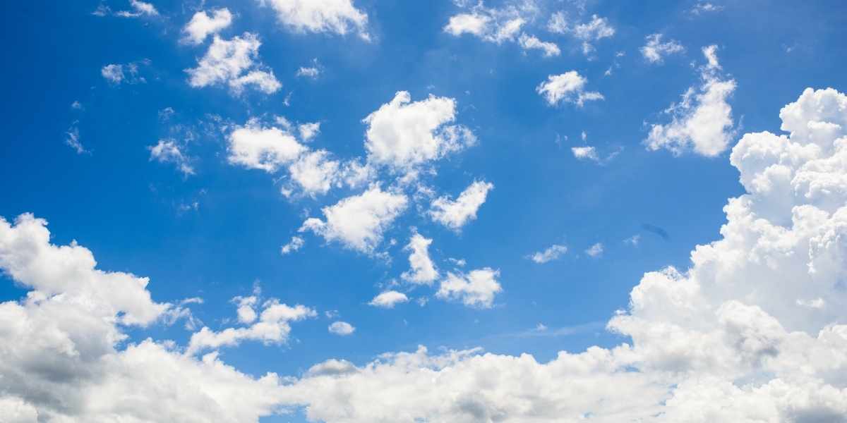 Le ciel bleu 
